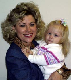 Cynthia and baby Mary Camille